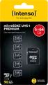Produktbild: INTENSO 3423595 - microSDXC-Speicherkarte 64GB, UHS-I Premium, 5er Pack