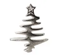 Produktbild: Gasper Dekoobjekt ALUMINIUM BAUM Kerzen - Pin. 7cm. Set mit 4 Bäumen. Farbe: SILBER