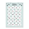 Produktbild: Fitness Adventskalender DIN A3 Weihnachtskalender Sport Adventskalender Übungen