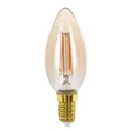 Produktbild: Eglo LED Filament Kerze 4W = 26Watt E14 Gold 270lm Lampe extra warmweiß 2200K