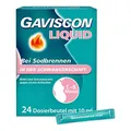 Produktbild: GAVISCON Liquid bei Sodbrennen in der Schwangerschaft 24x 10ml Dosierbeutel