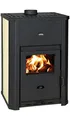Produktbild: Wasserführender Kaminofen Holz Verbrennung Prity WD W24D  18,2+6,1kw BimSchv2