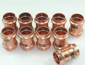 Produktbild: 10x VIEGA PROFIPRESS MUFFE 35 MM SET KUPFER PRESSFITTINGE PRESSFITTINGS 292706