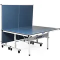 Produktbild: Dione Tischtennisplatte School Sport 400 kompakt Indoor Blau TT-Platte rollbarer und klappbar Tischtennistisch - 10 Minuten Installation - 70KG