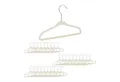 Produktbild: relaxdays Kleiderbügel 60 x Kinderkleiderbügel Samt beige, (60-tlg)