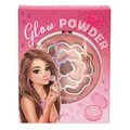 Produktbild: Depesche TOPModel - Glow Puder Beauty and Me, im runden Klappdöschen, leicht glänzend in Rosa- und Brauntönen, inkl. Spiegel und Schwämmchen