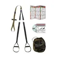 Produktbild: VARIOSLING Original Sling Traine - Ganzkörper-Schlingentraining Set mit DVD-Anleitung & Übungsposter-Schwarz-grün