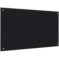 Produktbild: vidaXL Küchenrückwand Schwarz 100 x 60 cm Hartglas