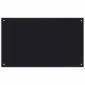 Produktbild: vidaXL Küchenrückwand Spritzschutz Fliesenspiegel Glasplatte Rückwand Herdspritzschutz Wandschutz Herd Küche Schwarz 100x60cm Hartglas
