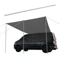 Produktbild: Sonnensegel Kederschiene & Markise Vorzelt Satz für VW T5 T6 ab 2003 L2 Silber