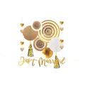 Produktbild: amscan Partydeko-Set gold Hochzeit, 1 St.