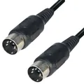 Produktbild: Audio Kabel 5m 5-pol DIN Stecker auf DIN Stecker Dioden Anschlusskabel kdg