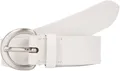 Produktbild: Calvin Klein Damen Gürtel Classic Pin Buckle aus Leder, Weiß (Vapor White), 85 cm