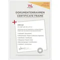 Produktbild: walther-design Bilderrahmen New Lifestyle KVX130W, A4, 21 x 29,7 cm, Kunstglas, Kunststoffrahmen, weiß