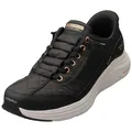 Produktbild: Skechers Damen Contour Foam Golden Hour Slip-InTurnschuhe, Black Mesh/Duraleather/Leather/Rose Gold Trim, 40 EU