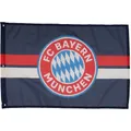 Produktbild: FC Bayern München Hissfahne Logo navy 180x120 Hissflagge Fahne FCB Fanartikel
