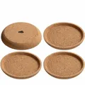 Produktbild: Leonardo Korkuntersetzer GOCCE 4er Set Untersetzer Getränkeuntersetzer Kork 9 cm