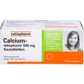 Produktbild: Calcium ratiopharm 500mg 100 St