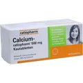 Produktbild: CALCIUM-RATIOPHARM 500 mg Kautabletten 100 St. PZN 11657619