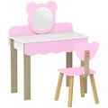 Produktbild: Aiyaplay Kinder, Rosa, Holzwerkstoff, Nachbildung, 1 Schubladen, rund, 35x86x68 cm, Kinder- & Jugendzimmer, Kindermöbel, Kindersitzmöbel & -tische, Kindertische