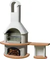 Produktbild: Buschbeck Grillkamin Carmen 65 x 180 x 203 cm mit Beistelltisch Georgia