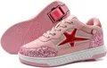 Produktbild: BREEZYROLLERS 2231412, Rollschuh, Schuhe mit Rollen, 2-in-1 Kinderschuhe, Skateboardschuhe, Sneakers (eu_Footwear_Size_System, Big_Kid, Numeric, medium, Numeric_37)