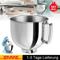 Produktbild: Edelstahlschüssel 5 QT Küchenmaschine K5THSBP 4,8 L – Griff & Spülmaschinenfest