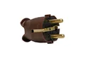 Produktbild: Kopp Schuko-Stecker KOPP Schutzkontakt-Stecker 175706004, braun