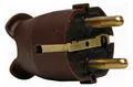 Produktbild: Kopp 175706004 Kunststoff-Schutzkontakt-Stecker, 2 Schutzkontaktsysteme , für Ka
