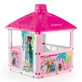 Produktbild: Barbie City Spielhaus 132x104x104 cm rosa weiß