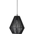 Produktbild: PR Home Hängeleuchte Rio, Schwarz, Naturmaterialien, 28x37x28 cm, Lampen & Leuchten, Innenbeleuchtung, Hängelampen, Esstischlampen