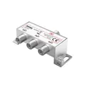 Produktbild: Hama 00205350 Breitband-Kabelverteiler, 3-fach, voll geschirmt