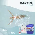 Produktbild: 1x 25 kg  Chlor 13% flüssig für Pools in Kanister