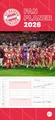 Produktbild: FC Bayern München Fanplaner 2026: Wandkalender für Fans von Bayern München. Planer 2026 mit drei Spalten. Kalender 2026 zum Eintragen von Terminen. 16 x 34,7 cm. (Bundesliga Kalender Heye)