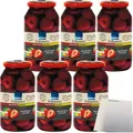 Produktbild: Edeka Erdbeeren gleichmäßig große Früchte gezuckert 6er Pack (6x680g Glas) + usy Block