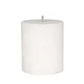 Produktbild: G. Wurm Stearin-Stumpen Kerze, weiß, (B/H) 6,4x7,5cm