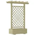 Produktbild: vidaXL Pergola mit Pflanzkasten 162x56x204 cm Holz