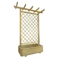 Produktbild: Pergola Mit Pflanzkasten 162x56x204 Cm Holz
