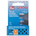 Produktbild: Prym 390331 Nachfüllpackung für 390330 Nähfrei Druckknopf Anorak, Messing 12 mm silberfarbig, metal