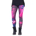 Produktbild: cosey - Bedruckte Bunte Leggins (Einheitsgröße) Verschiedene Leggings Designs, Galaxy, Einheitsgröße