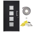 Produktbild: vidaXL Haustür, Eingangstür Anthrazit 108x208 cm