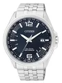 Produktbild: CITIZEN Herren Analog Quarz Uhr mit Edelstahl Armband CB0010-88L, Blau