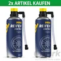 Produktbild: 2x 450ml Fahrrad Reifenreparatur-spray Reifen-Pannenhilfe/-Dichtmittel MN9906
