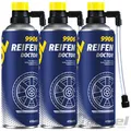 Produktbild: 3xMANNOL 450ml REIFEN DOKTOR SPRAY REIFENDICHT PANNENHILFE REPARATUR PILOT PANNE