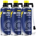 Produktbild: 3xMANNOL 450ml REIFEN DOKTOR SPRAY REIFENDICHT PANNENHILFE REPARATUR PILOT PANNE