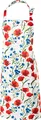 Produktbild: REDBEST Schürze, Kochschürze Mohnblume 100% Baumwolle Größe Mohnblume Größe 75x90 cm - verstellbare Halsschlaufe, große aufgesetzte Tasche, robustes, glattes Gewebe