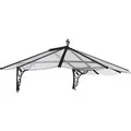 Produktbild: Canopia Vordach Iris 1,8 m x 1,3 m Schwarz klar