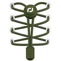 Produktbild: RJ-Sport Elastische Schnürsenkel mit Schnellverschluss - Schnellschnürsystem für Einzigartigen Komfort und Starken Halt - 1 Paar (Armeegrün)