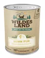 Produktbild: Wildes Land - Nassfutter für Hunde - Huhn PUR - 6 x 400 g - mit Distelöl - Getreidefrei - Extra hoher Fleischanteil von 70% - Beste Akzeptanz und Verträglichkeit