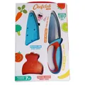 Produktbild: Chefclub Kids - Messer für Kinder, mit Fingerschutz, Klingenschutz und ergonomis